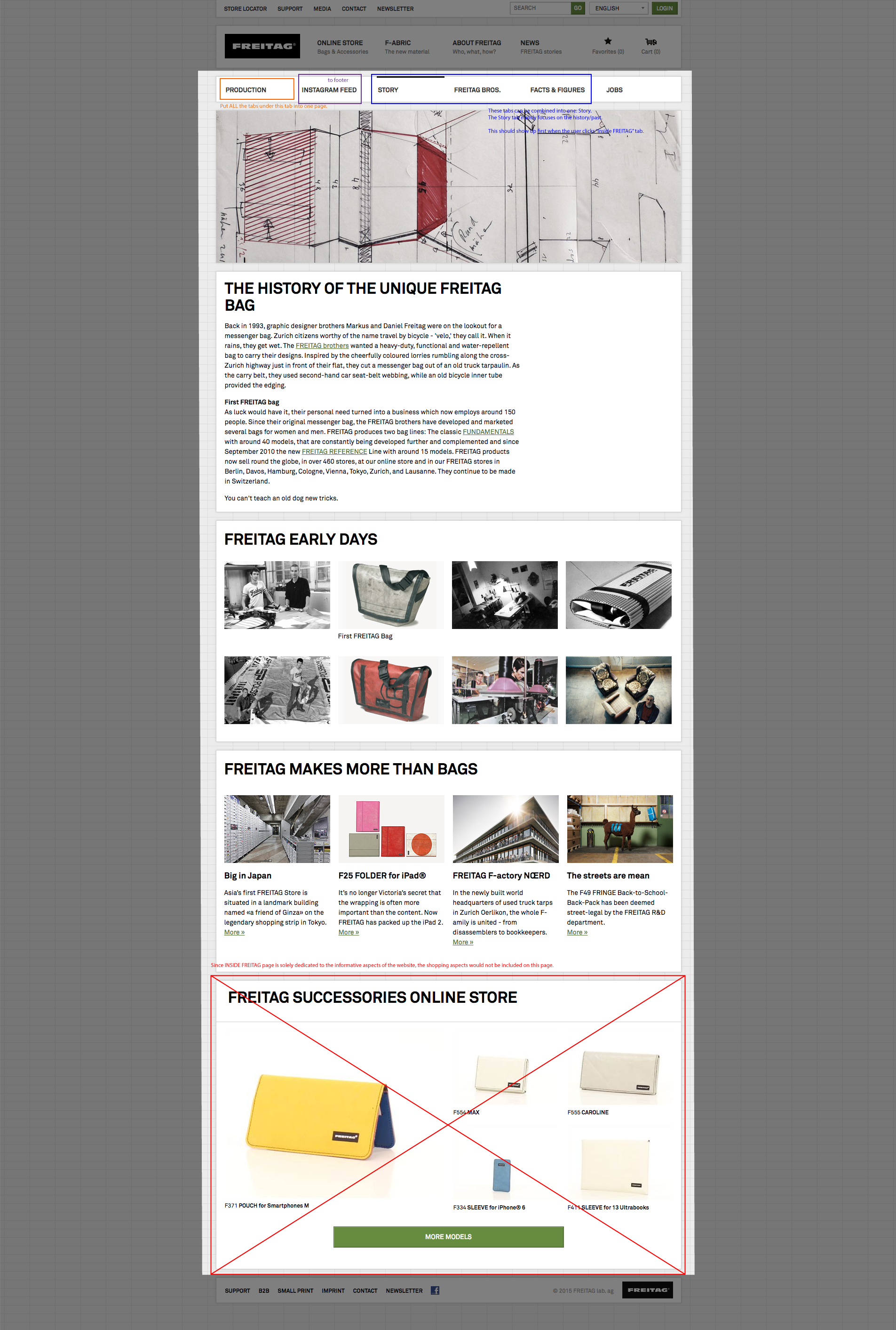 Freitag About Page